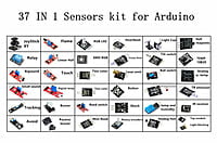 Labeled sensor modules in the kit Labeled sensor modules in the kit