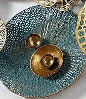 DAD Modern Metal Wall Art Sculpture, Abstract Circular Design - - Size ( 46x2x23.5 Inches)