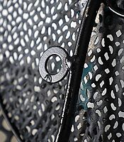 DAD Modern Metal Wall Art Sculpture, Abstract Circular Design - - Size ( 46x2x23.5 Inches)