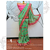 PURE LINEN SILK SAREE YBRSLIN23795 PURE LINEN SILK SAREE YBRSLIN23795
