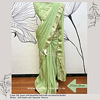 CREPE SILK SAREE DCMSCRE23856