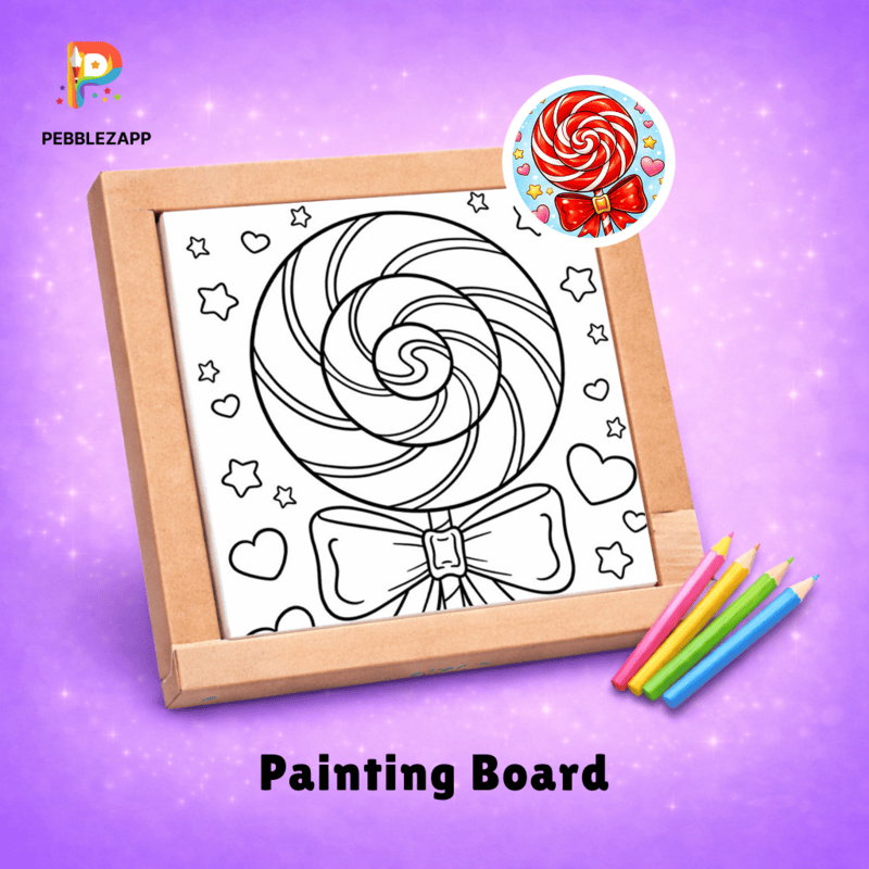 Swirl Lollipop Coloring