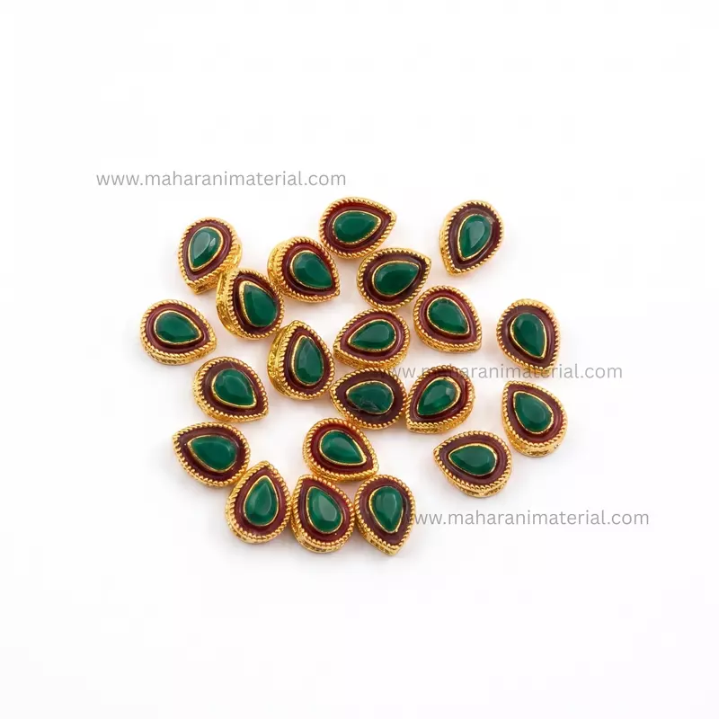 Meena Kundan Drop M 