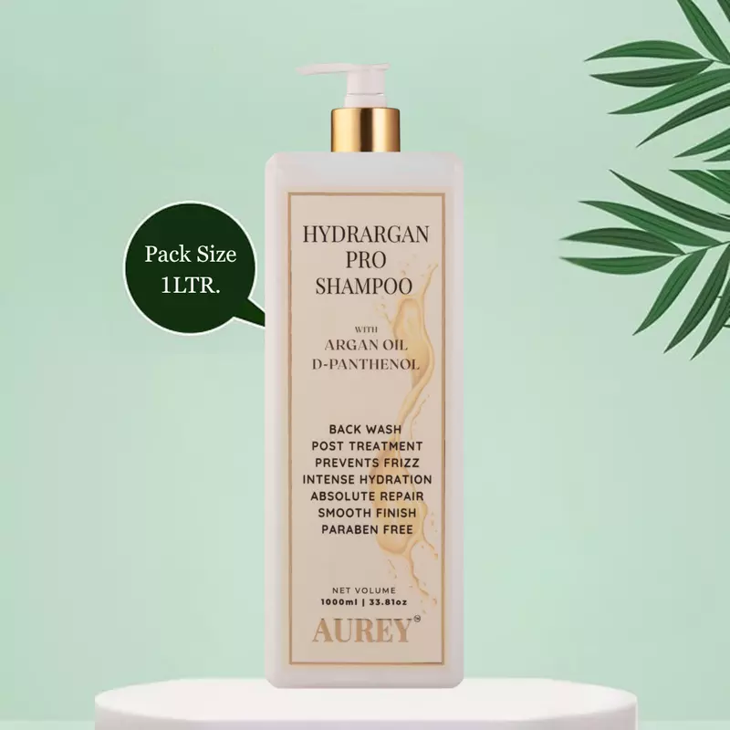 Aurey Hydrargan Pro Shampoo With Argan Oil & D-Panthenol 1000 ml