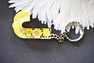 'J' OPTIMISTIC LETTER KEYCHAIN(LKB00039) 'J' OPTIMISTIC LETTER KEYCHAIN(LKB00039)