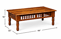 Mewat Turning Coffee Table