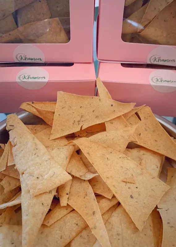 Organic Sourdough Lavash Flavoured - Khameer by Kajal