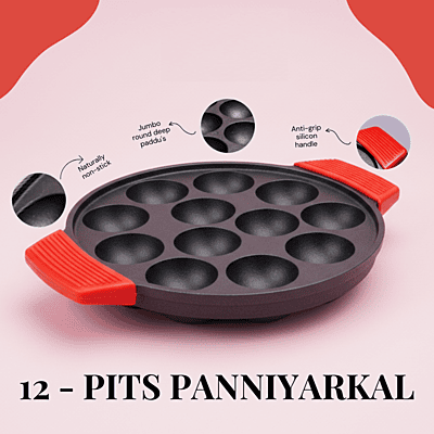 Granny Kitchen Cast Iron Appam Patra| Paniyaram Pan with Handles