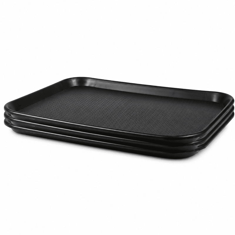 PP TRAY BLACK HEAVY 12 * 16