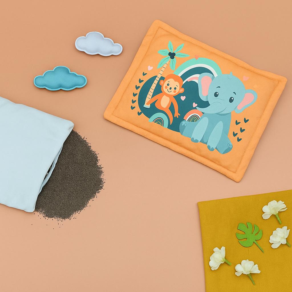 Mustard Seed Baby Head Pillow