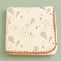 4-Layer Muslin Cotton Crinkled Blanket 100* 110cm – Assorted Designs