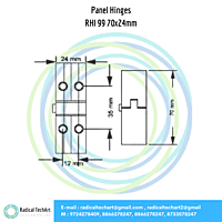 RHI Series Panel Hinges