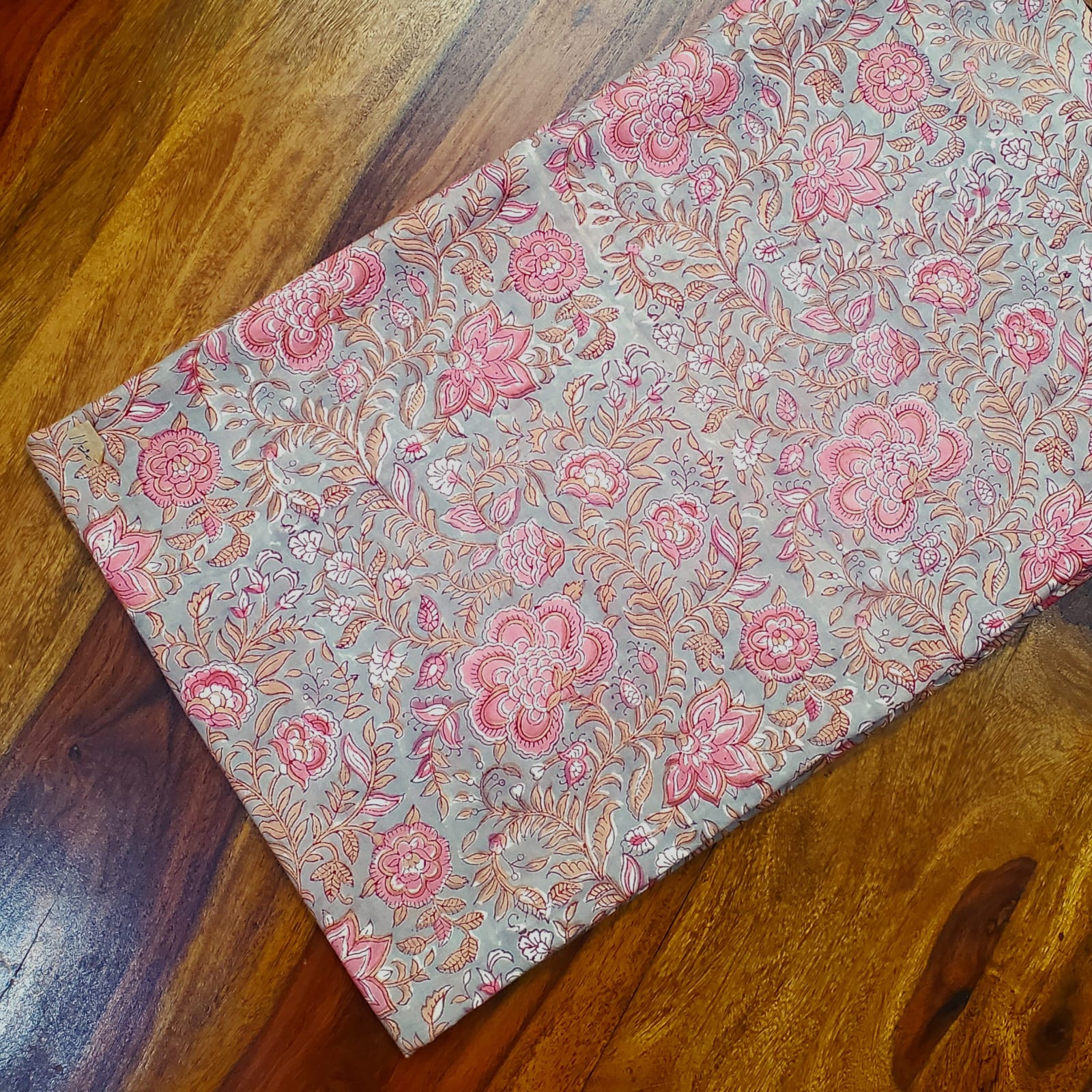 Sanganeri Handblock Cotton Fabric #38
