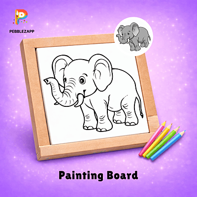 Cute Elephant Coloring