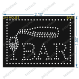 BAR1 BAR 1.5X2.1 FEET 244 HOLES