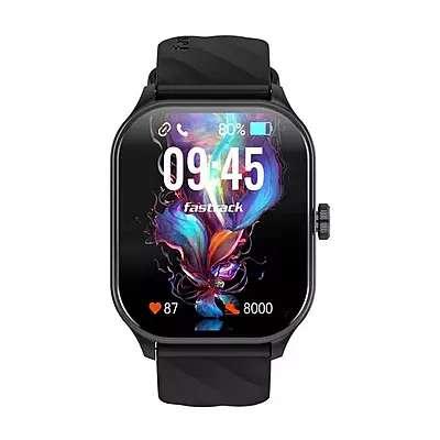 Fastrack Reflex Power|4.97 CM Super AMOLED Arched Display|SingleSync BT Calling|410 x 502 Pixel Resolution|IP68 W