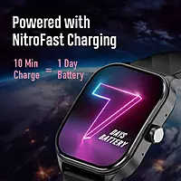 Fastrack Reflex Power|4.97 CM Super AMOLED Arched Display|SingleSync BT Calling|410 x 502 Pixel Resolution|IP68 W