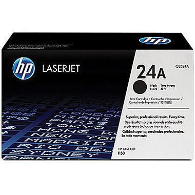 HP 24A Black LaserJet Cartridge  (Q2624A)