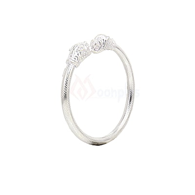 Adjustable Sterling silver Singam/Lion Kada