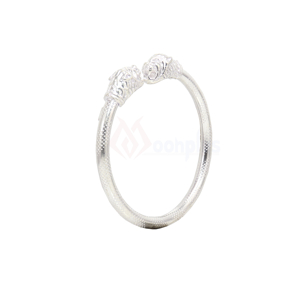 Adjustable Sterling silver Singam/Lion Kada