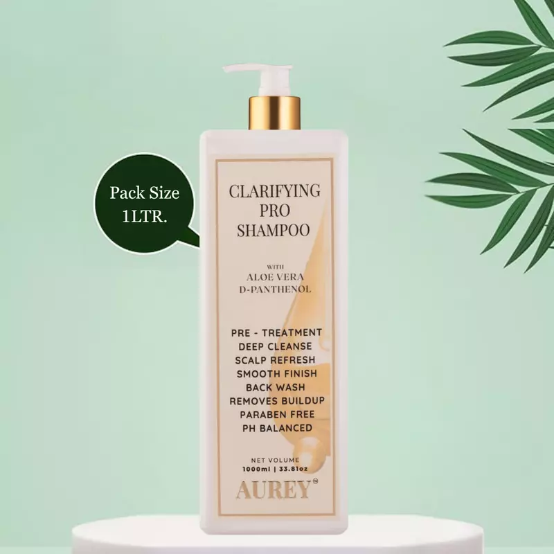 Aurey Clarifying Pro Shampoo With Aloe Vera & D-Panthenol 1000 ml
