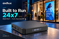 S905X4 RTC 4GB/32GB Android Signage Media Player – Amlogic S905X4, 24x7, Touch Support, Screen Rotation
