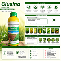 Bhaskar Agrochemicals GLUSINA Herbicide | Vetrivel Agro Services