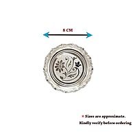 Silver Plate floral arabesque design