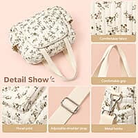 Mini Diaper and Travel Bag - Cream Blossom Mini Diaper and Travel Bag - Cream Blossom