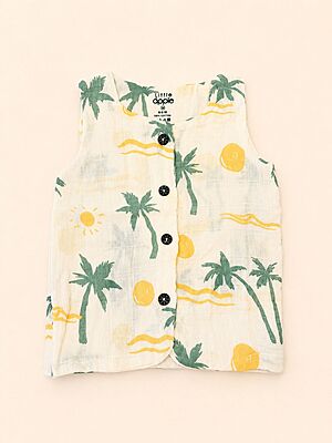 Double Layer Muslin Cotton Baby Jabla - Assorted Designs