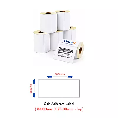 DT Paper Lables 38mm x 25mm Per 1000 Labels