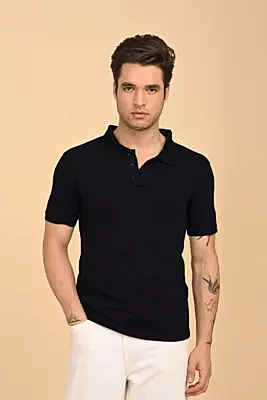 Men's Polo T-Shirt - Black