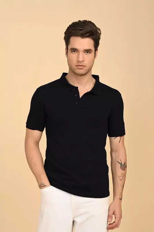Men's Polo T-Shirt - Black