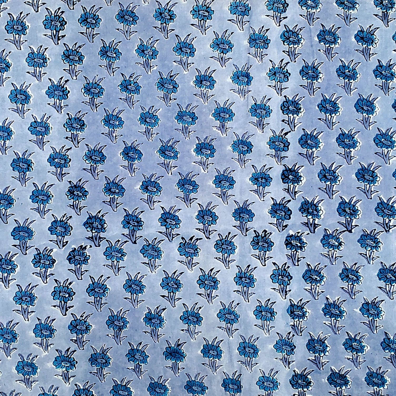 Sanganeri Handblock Cotton Fabric #39