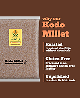 Kodo Millet | Unpolished and Roasted
