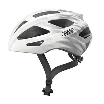 Abus Macator Helmet -Gleam Silver-Size-L (58-62) Abus Macator Helmet -Gleam Silver-Size-L (58-62)