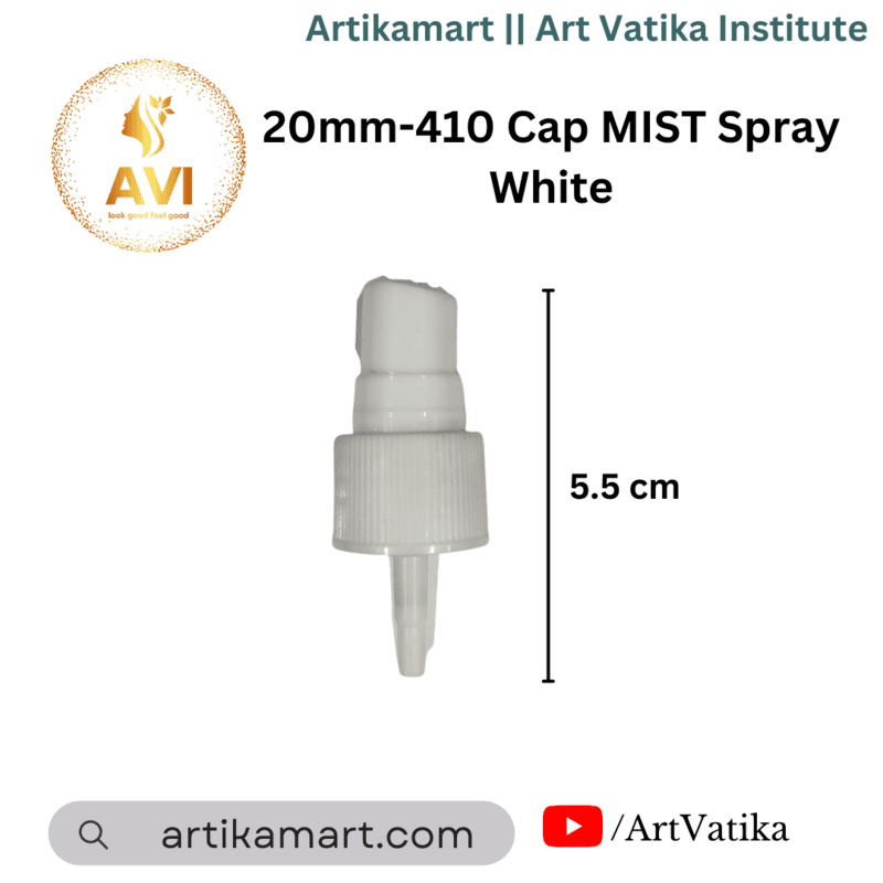 20mm-410 Cap MIST Spray White