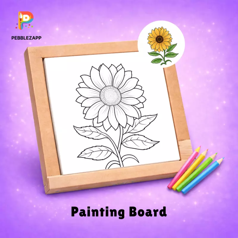 Sunflower Coloring