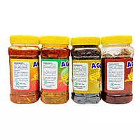 AGRAWAL'S Classic Pickle Combo - Mango, Mixed, Plum, Mango Sweet Pickle - 1750 GMS Pack of 4