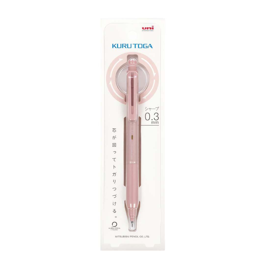 Mitsubishi Pencil | Mechanical Pencil | 0.3mm | Kurtoga KS Model | M3-KS 1P | Coral Pink