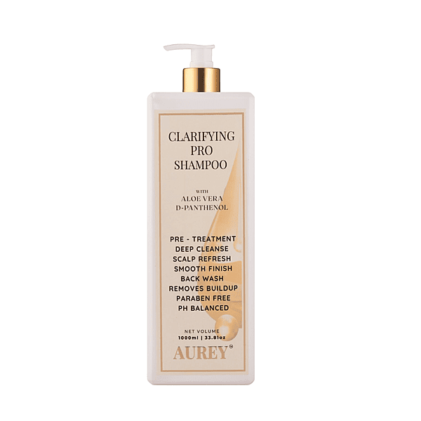 Aurey Clarifying Pro Shampoo With Aloe Vera & D-Panthenol 1000 ml