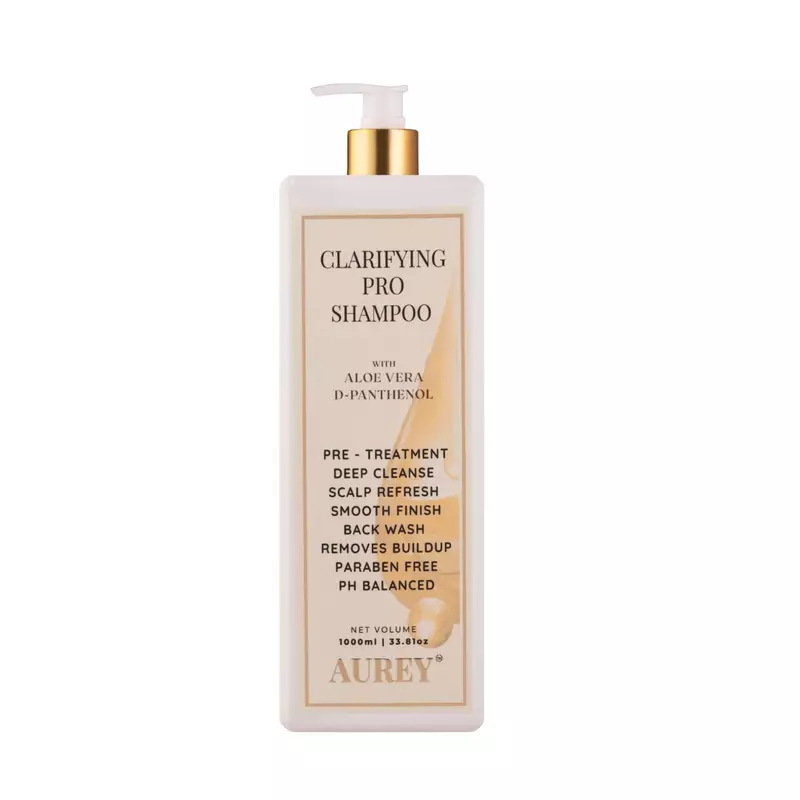 Aurey Clarifying Pro Shampoo With Aloe Vera & D-Panthenol 1000 ml