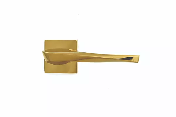 (3903) Palam Rose Handle Set Brass Violet