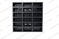 V2 square MS GI outdoor LED cabinet 960 x 960 mm, fan-cooled, no bezel – Lumina Display Systems