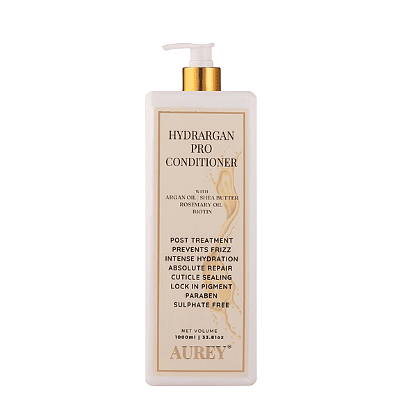 Aurey Hydrargan Pro Conditioner With Argan Oil | Shea Butter | Rosemary Oil & Biotin 1000ML