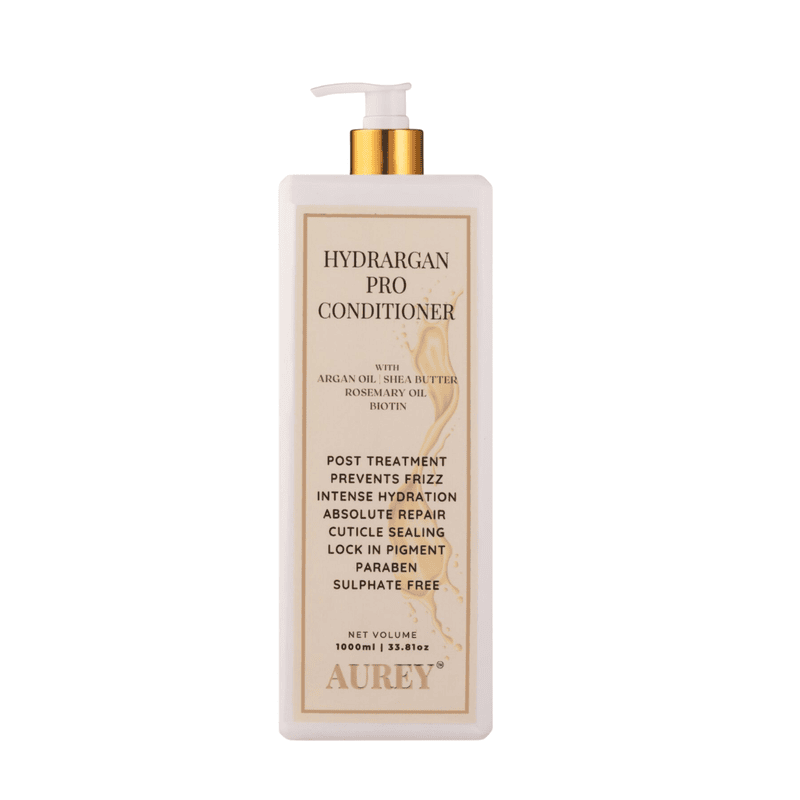 Aurey Hydrargan Pro Conditioner With Argan Oil | Shea Butter | Rosemary Oil & Biotin 1000ML