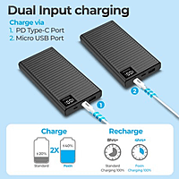 Foxin FPB187POLY Portable Charger – Power Bank | Fast Charging | Travel Friendly