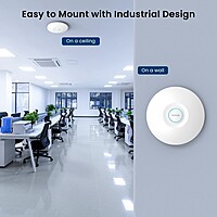 Tenda i29 Wi-Fi 6 AX3000 Dual Band Gigabit Wireless Access Point, Coverage 3200 sq.ft|PoE Powered|Surport IEEE 802.11ax Wave 2 and MU-MIMO (White) Tenda i29 Wi-Fi 6 AX3000 Dual Band Gigabit Wireless Access Point, Coverage 3200 sq.ft|PoE Powered|Surport IEEE 802.11ax Wave 2 and MU-MIMO (White)