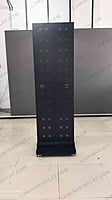 MS folding indoor LED standee cabinet 640 x 1920 mm, powder-coated 1.2 mm GI – Lumina