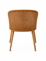 Sunlit Rattan Dining Chair